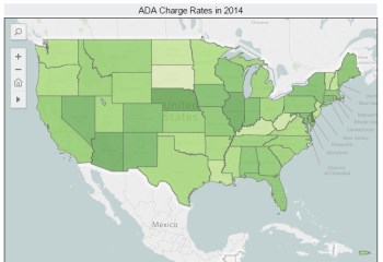 Charge Rate Comparison By State Map Thumbnail